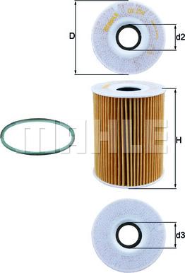 KNECHT OX 254D4 - Oil Filter autospares.lv