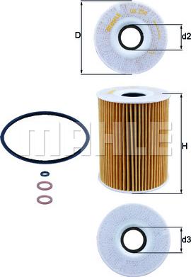 KNECHT OX 254D3 - Oil Filter autospares.lv