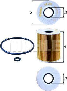 KNECHT OX 203D - Oil Filter autospares.lv