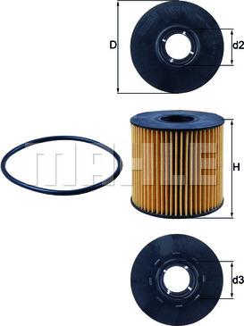 KNECHT OX 210D - Oil Filter autospares.lv