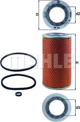 KNECHT OX 22D - Oil Filter autospares.lv