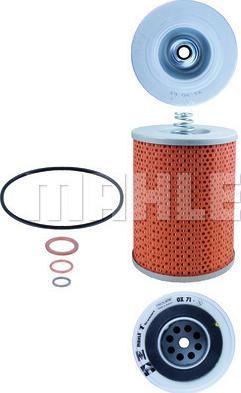 KNECHT OX 71D - Oil Filter autospares.lv