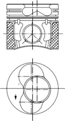 Kolbenschmidt 99851600 - Piston autospares.lv