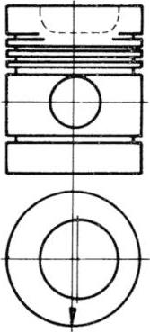 Kolbenschmidt 91118600 - Piston autospares.lv