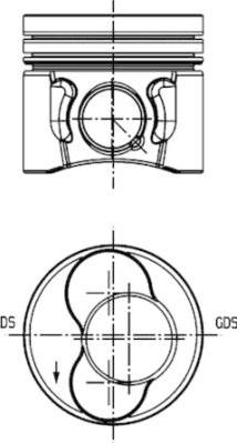 Kolbenschmidt 40421600 - Piston autospares.lv