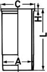 Kolbenschmidt 94551963 - Repair Set, piston / sleeve autospares.lv