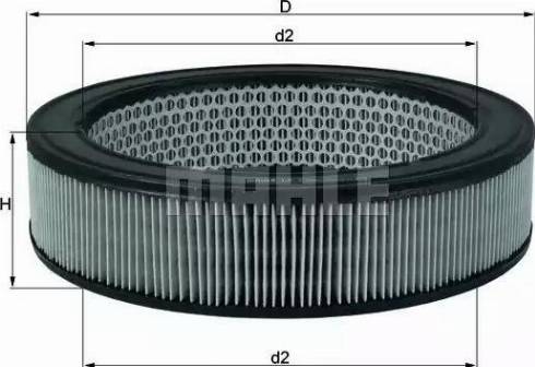 Kolbenschmidt 50013119 - Air Filter, engine autospares.lv