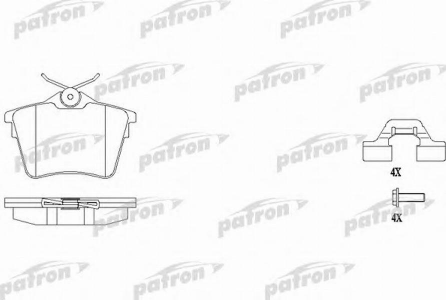 Konstein 5610298 - Brake Pad Set, disc brake autospares.lv