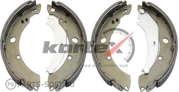 Kortex KS025STD - Brake Shoe Set autospares.lv