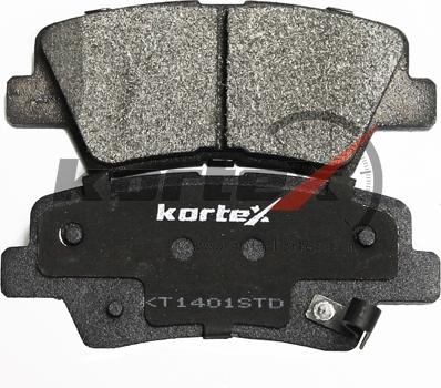 Kortex KT1401STD - Brake Pad Set, disc brake autospares.lv