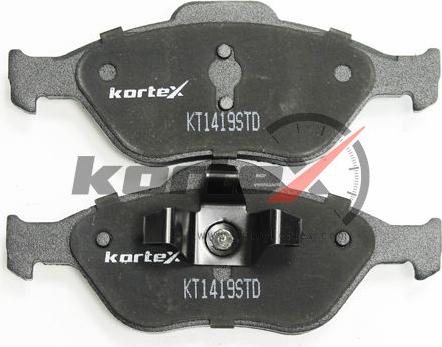 Kortex KT1419STD - Brake Pad Set, disc brake autospares.lv