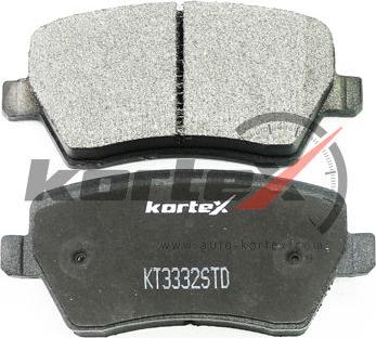 Kortex KT3332STD - Brake Pad Set, disc brake autospares.lv