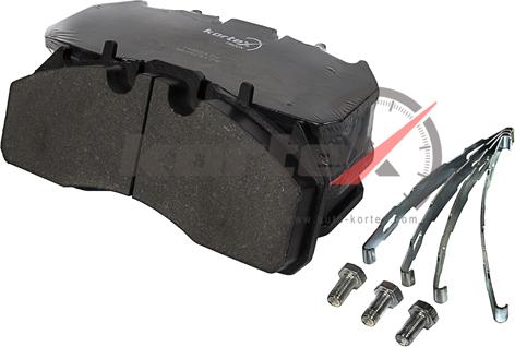 Kortex TR02174 - Brake Pad Set, disc brake autospares.lv