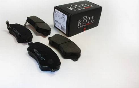 Kötl 3548KT - Brake Pad Set, disc brake autospares.lv