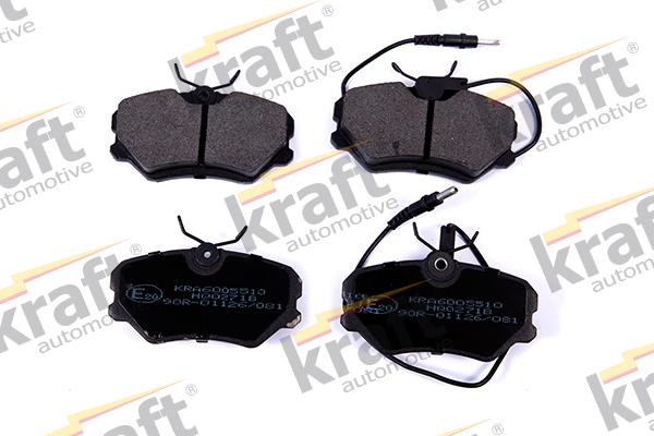 KRAFT AUTOMOTIVE 6005510 - Brake Pad Set, disc brake autospares.lv