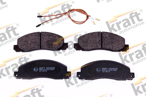 KRAFT AUTOMOTIVE 6005050 - Brake Pad Set, disc brake autospares.lv