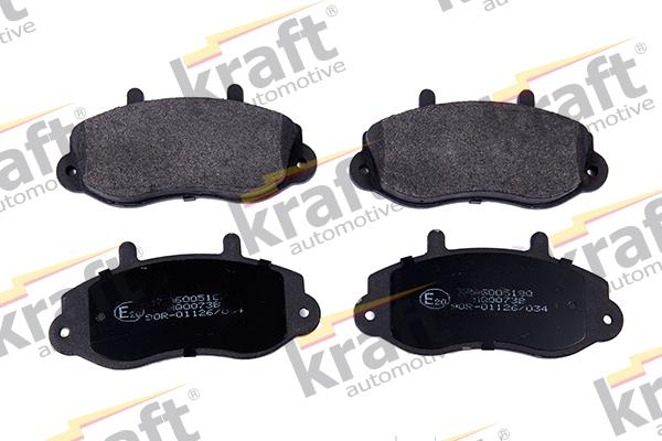 KRAFT AUTOMOTIVE 6005180 - Brake Pad Set, disc brake autospares.lv