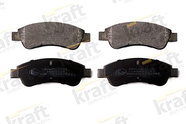 KRAFT AUTOMOTIVE 6006051 - Brake Pad Set, disc brake autospares.lv
