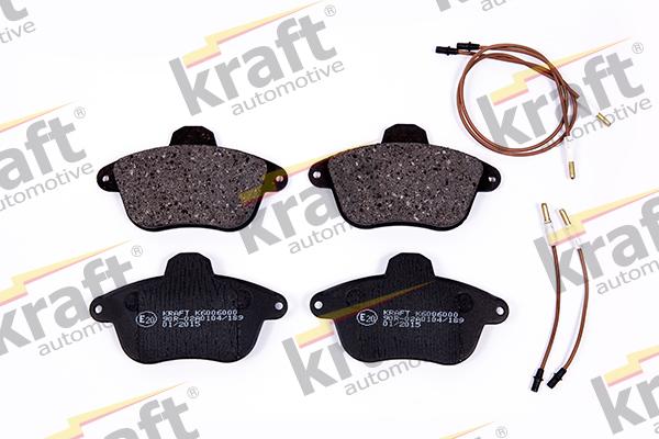 KRAFT AUTOMOTIVE 6006000 - Brake Pad Set, disc brake autospares.lv