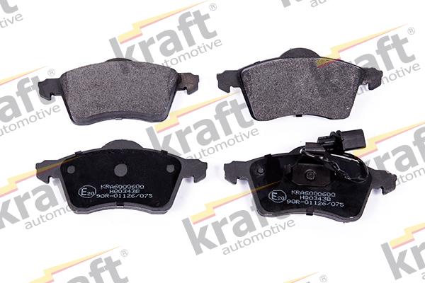 KRAFT AUTOMOTIVE 6000600 - Brake Pad Set, disc brake autospares.lv