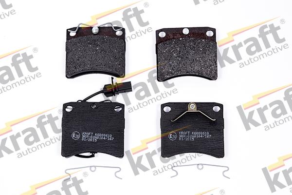 KRAFT AUTOMOTIVE 6000610 - Brake Pad Set, disc brake autospares.lv