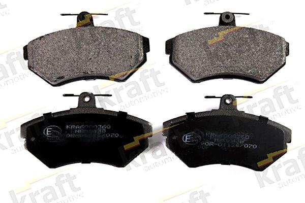 KRAFT AUTOMOTIVE 6000360 - Brake Pad Set, disc brake autospares.lv