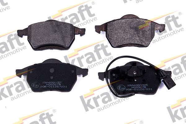 KRAFT AUTOMOTIVE 6000325 - Brake Pad Set, disc brake autospares.lv