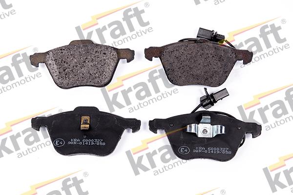 KRAFT AUTOMOTIVE 6000327 - Brake Pad Set, disc brake autospares.lv