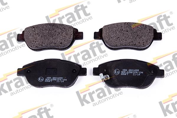 KRAFT AUTOMOTIVE 6001699 - Brake Pad Set, disc brake autospares.lv