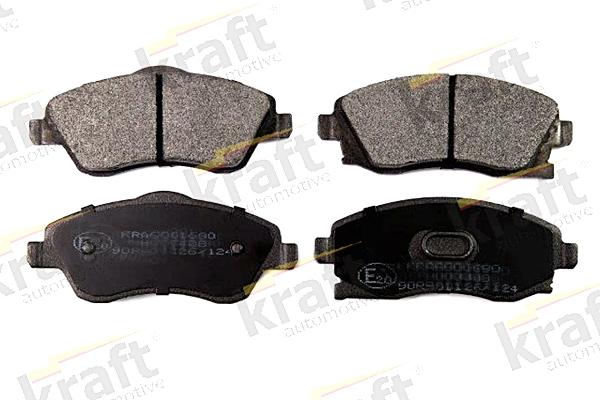 KRAFT AUTOMOTIVE 6001690 - Brake Pad Set, disc brake autospares.lv