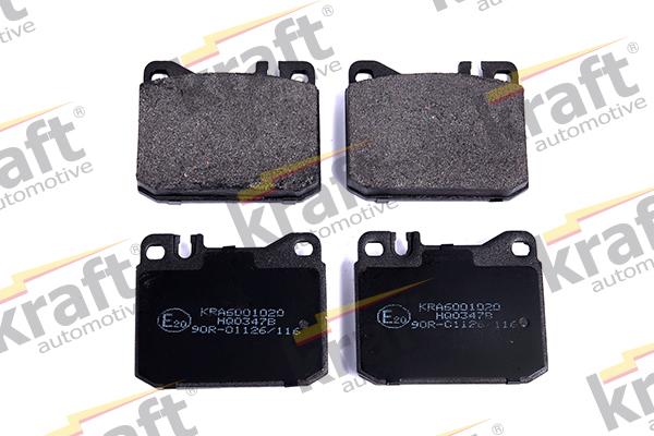 KRAFT AUTOMOTIVE 6001020 - Brake Pad Set, disc brake autospares.lv