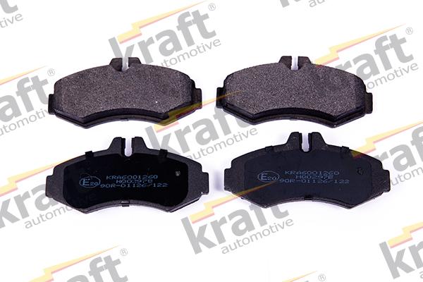 KRAFT AUTOMOTIVE 6001260 - Brake Pad Set, disc brake autospares.lv