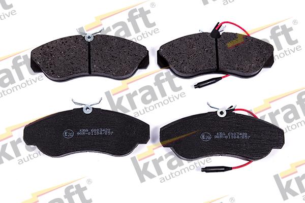 KRAFT AUTOMOTIVE 6003420 - Brake Pad Set, disc brake autospares.lv