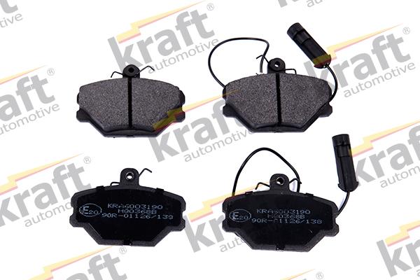 KRAFT AUTOMOTIVE 6003190 - Brake Pad Set, disc brake autospares.lv