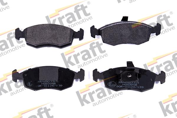 KRAFT AUTOMOTIVE 6003315 - Brake Pad Set, disc brake autospares.lv