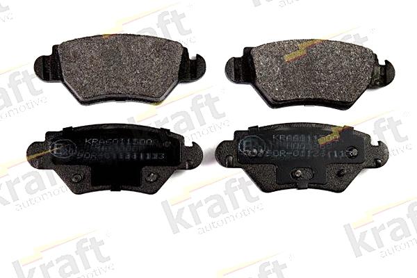 KRAFT AUTOMOTIVE 6011500 - Brake Pad Set, disc brake autospares.lv