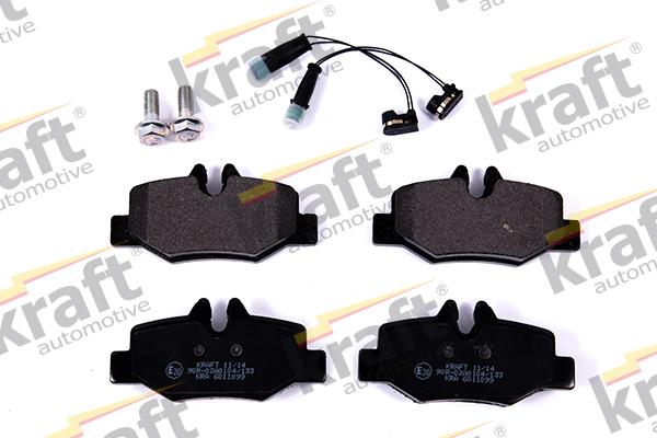 KRAFT AUTOMOTIVE 6011099 - Brake Pad Set, disc brake autospares.lv