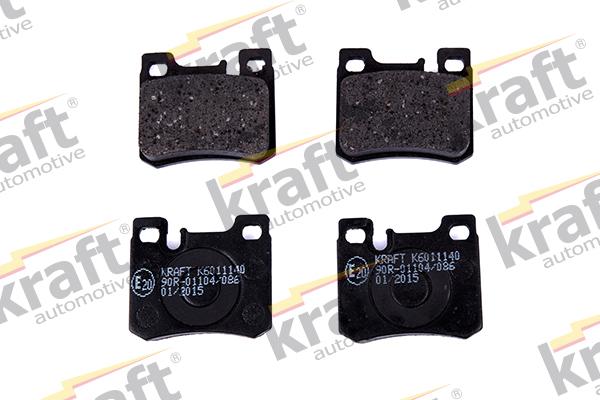 KRAFT AUTOMOTIVE 6011140 - Brake Pad Set, disc brake autospares.lv