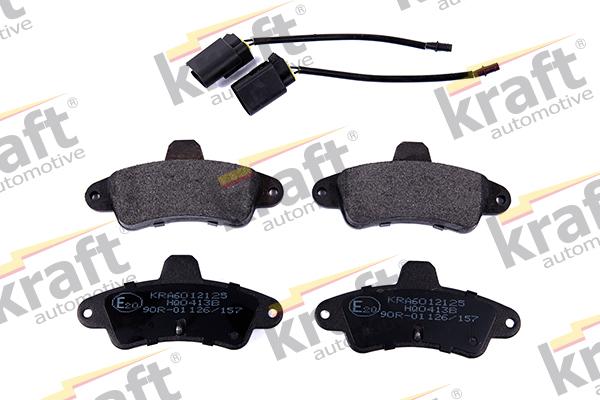 KRAFT AUTOMOTIVE 6012125 - Brake Pad Set, disc brake autospares.lv