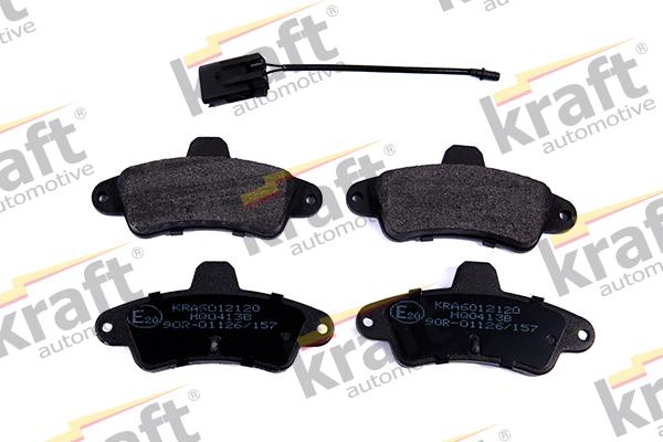 KRAFT AUTOMOTIVE 6012120 - Brake Pad Set, disc brake autospares.lv