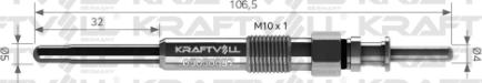 KRAFTVOLL GERMANY 05030097 - Glow Plug autospares.lv