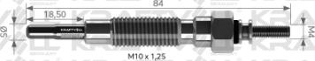 KRAFTVOLL GERMANY 05030054 - Glow Plug autospares.lv