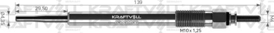 KRAFTVOLL GERMANY 05030058 - Glow Plug autospares.lv