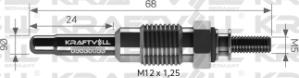 KRAFTVOLL GERMANY 05030053 - Glow Plug autospares.lv