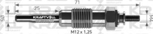 KRAFTVOLL GERMANY 05030065 - Glow Plug autospares.lv