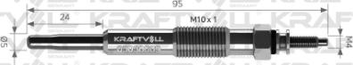 KRAFTVOLL GERMANY 05030009 - Glow Plug autospares.lv