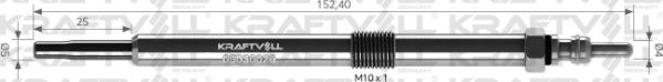 KRAFTVOLL GERMANY 05030026 - Glow Plug autospares.lv