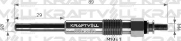 KRAFTVOLL GERMANY 05030023 - Glow Plug autospares.lv