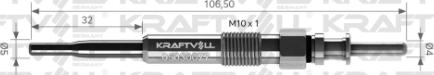 KRAFTVOLL GERMANY 05030077 - Glow Plug autospares.lv