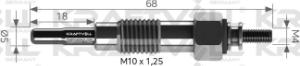 KRAFTVOLL GERMANY 05030148 - Glow Plug autospares.lv